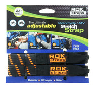 ROK Pack Straps 12 to 42 inch, black with orange